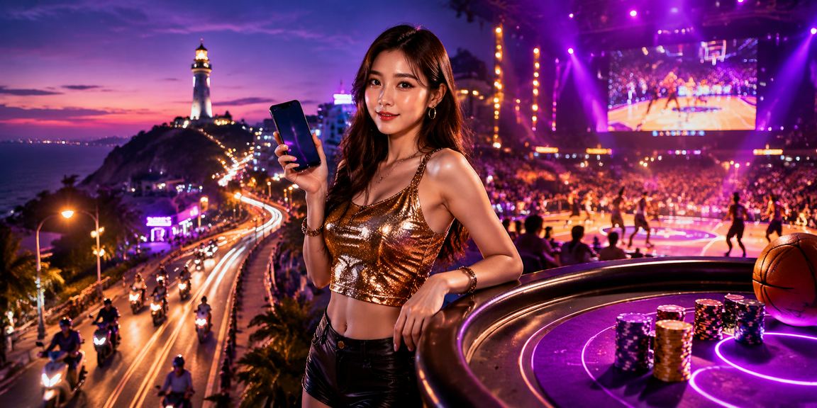 Bóng rổ và cá cược thể thao tại Vũng Tàu dưới ánh đèn neon